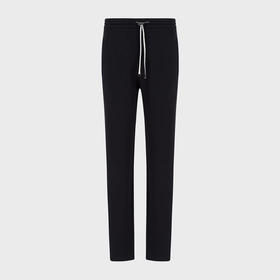 【二】EMPORIO ARMANI 阿玛尼 男士棉质徽标贴花休闲运动裤 深蓝色 8N1PD8 1JHSZ 0920