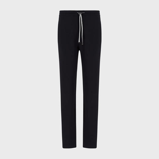 【二】EMPORIO ARMANI 阿玛尼 男士棉质徽标贴花休闲运动裤 深蓝色 8N1PD8 1JHSZ 0920 商品图0