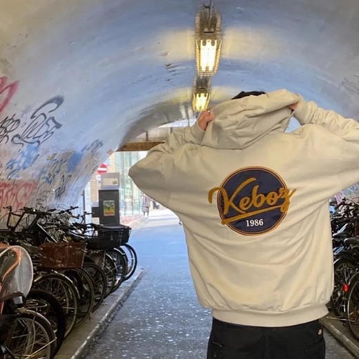 日潮超重磅廓形卫衣KEBOZ X FREAKS联名款卫衣男女同款 商品图2