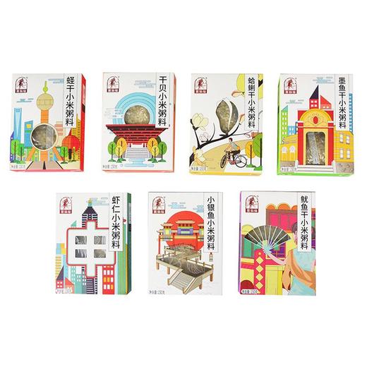 塞翁福申活粥刊1050克爆款（海鲜粥料组合）150g×7盒 商品图4