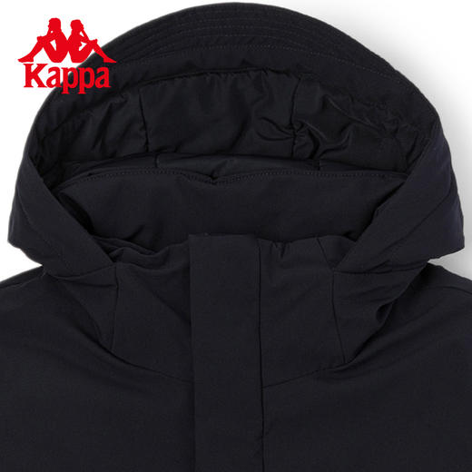 Kappa卡帕85羽绒服2022新款男高领连帽防寒服复古工装羽绒服外套 商品图3