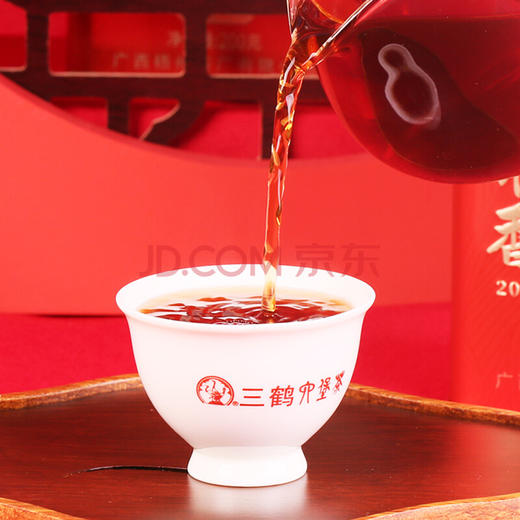 【经典标杆茶】三鹤 2022年一级六堡茶 槟榔香 广西梧州茶厂 200g/罐（京东同款） 商品图2