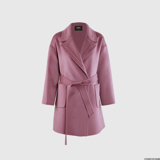 简约贴包双面手工大衣 商品图0