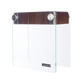 德国戴德刀架厨房置物架刀具收纳用品钢化玻璃相思木刀座菜刀架子