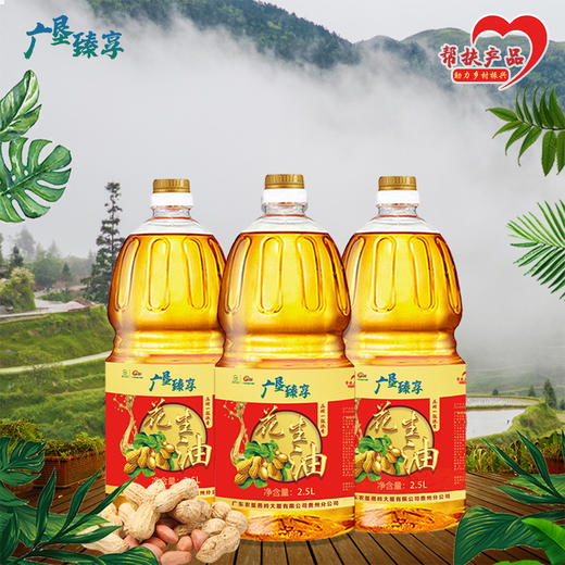 【助力帮扶】压榨浓香花生油 2.5L【基地直邮】 商品图1