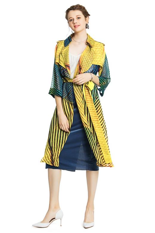 DONG DE XI 渐变拼色条纹外套 3712 商品图0