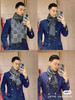 Gucci蓝色羊毛围巾 商品缩略图4