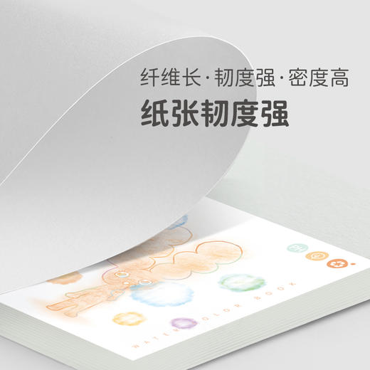 爱涂图无酸180g水彩本水彩纸画画本油画棒专用纸绘画本成年手绘本空白画册本彩铅随身旅行A5A4A3 商品图4