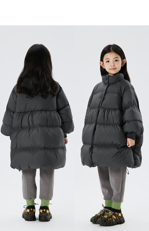 JNBY 22年冬款  长款A型宽松版羽绒服  1MAC10820 商品图7