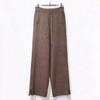 WW  S3678羊毛阔腿裤宽松直筒弹力针织系带休闲裤 商品缩略图5
