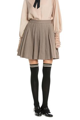 NOIR 格纹百褶半身裙 4467