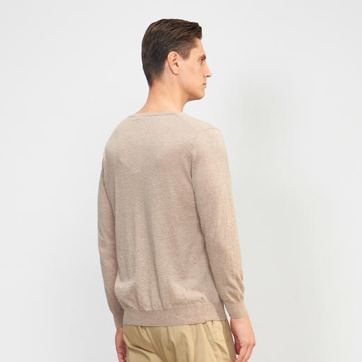 【小山羊绒内衣男士圆领A版】METTE羊绒世家秋冬男圆领小山羊绒内衣轻薄纯色保暖毛衣 商品图4