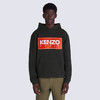 KENZO 高田贤三 男士棉质 KENZO PARIS印花 长袖连帽卫衣 黑色 FC65 SW417 4ME 99J 商品缩略图1