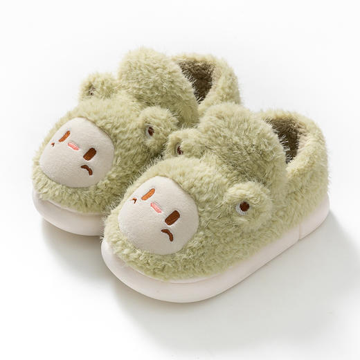 【温暖舒适 “足”够呵护】儿童棉鞋女童冬季保暖室内宝宝棉拖鞋男童包跟防滑小孩毛毛鞋 商品图8