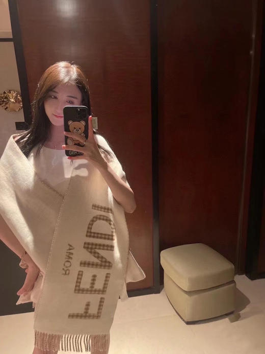 FENDI 芬迪最新格纹款围巾 商品图3