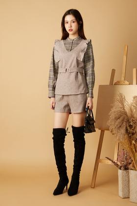 ELLA JADE 气质百搭格子套装 10582