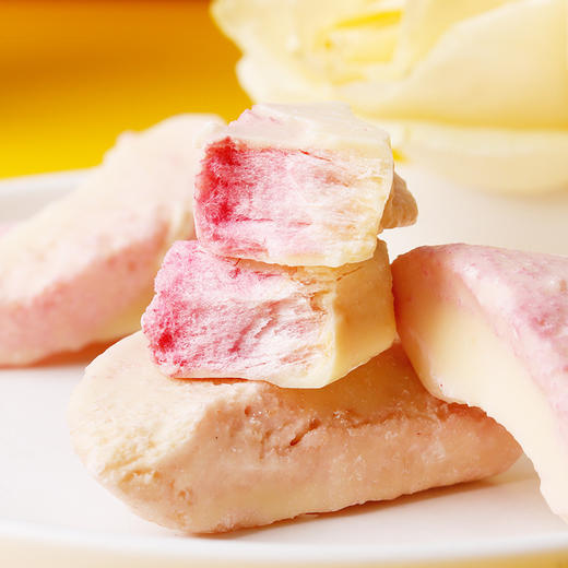 「冻干水蜜桃干」法思觅语冻干水蜜桃干 休闲零食冻干水果果脯干40g 商品图2