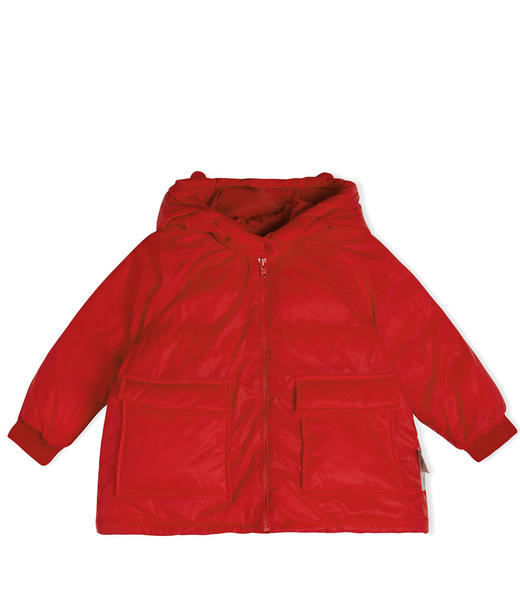 JNBY  22年冬款 小鹿耳连帽中长款羽绒服  YMAC10570 商品图7