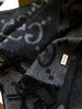 Gucci羊绒围巾-黑灰色 商品缩略图6