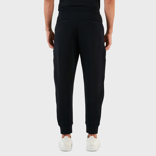 EMPORIO ARMANI 阿玛尼 男士棉质徽标刺绣休闲运动裤 深蓝色 6L1P84 1JHSZ 0920 商品图2