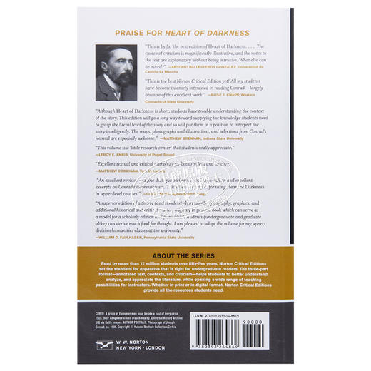 【中商原版】黑暗的心 第五版 约瑟夫康拉德 诺顿文学解读系列 英文原版 Norton Critical Heart of Darkness Joseph Conrad 商品图1