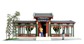 978-7-111-64434-7  垂花门场景