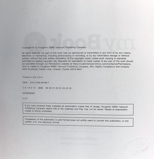 【中商原版】美国HMH Into Reading Student myBook Softcover Set Grade 1 小学语言艺术阅读学生书一年级 商品图8