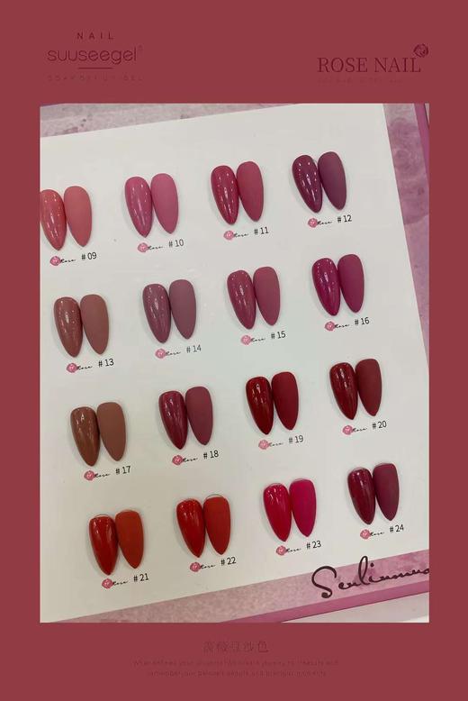 【秒杀价】蔷薇豆沙色24色 商品图0