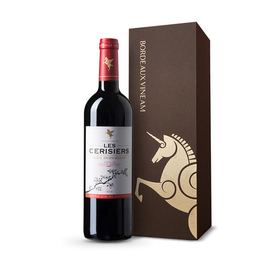 翡马 波尔多进口葡萄酒 樱桃树特酿干红礼盒 13.5度 750ml 商品图0