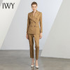 IWY/秋冬新款高级感金铜色西装套装女套裤领西服职业装女神范olC12303+P12303 商品缩略图0