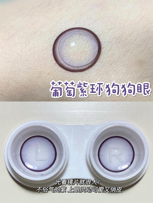 超大直径丨葡萄珍宝珠·Sheepcon丨14.5mm（年抛/2片装） 商品图3