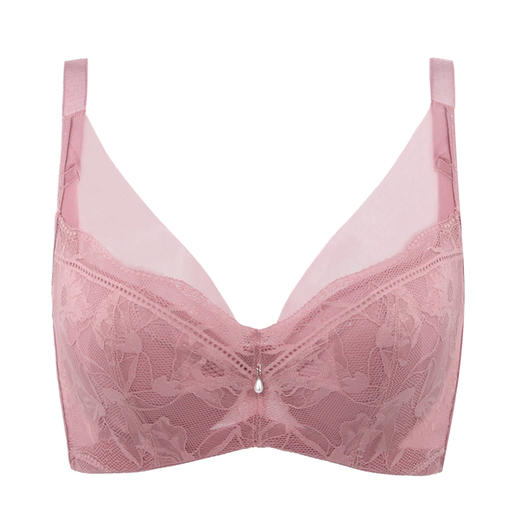 贝佳人深v水晶杯文胸大胸显小软钢圈上托聚拢内衣女BW932103 商品图4