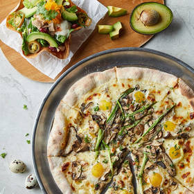 新鲜黑松露牛肝菌披萨塔可色拉套餐