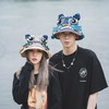 【2.10停发】芽小七原创虎头手工渔夫帽男女夏大帽檐盆帽遮阳太阳帽女防晒遮脸 商品缩略图1