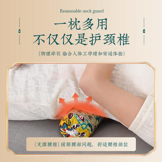 【第二件半价！南京同仁堂颈椎枕】艾草牵引护枕透气柔软枕头透气艾草枕头 商品图2