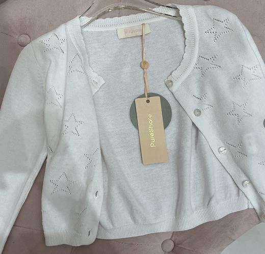 非质量问题不退换哦~pureshare 五角星编织衫 商品图2