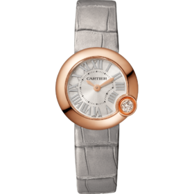 卡地亚 Cartier Ballon Blanc de Cartier腕表 26毫米 18K玫瑰金 石英 WGBL0004