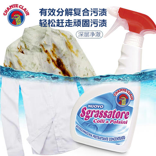 OC【中欧班列精选3瓶】ON 意大利衣领净 原装进口大公鸡管家衣领净去污喷剂去黄500ml 商品图7