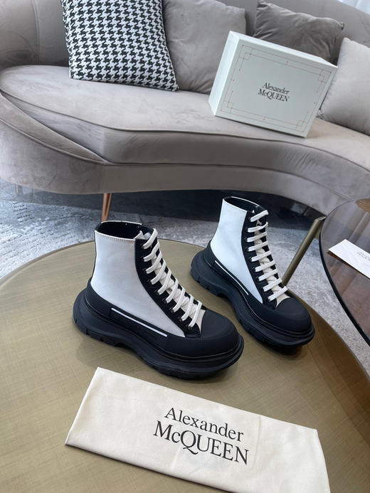 黑白拼色高帮帆布 商品图1