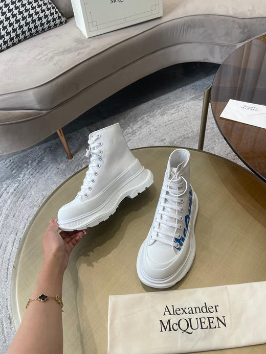 高帮白色蓝字母印花 商品图5