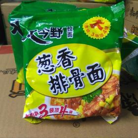大今野方便面袋装91g 葱香排骨面
