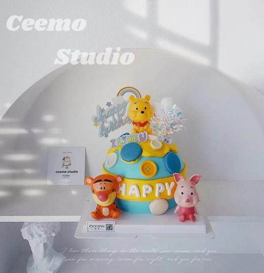 迪士尼 维尼熊跳跳虎小猪皮结 商品图0