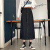 牛仔半身裙女2022新款秋冬a字大码显瘦学生高腰春秋包臀中长裙子 商品缩略图3