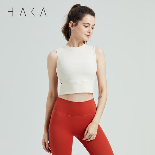 哈佧HAKA FOSTER Cropped Vest 緊身短版背心 (HKSP016W) 商品图3