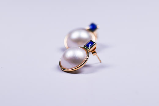 马贝珍珠耳钉【定制】 商品图1