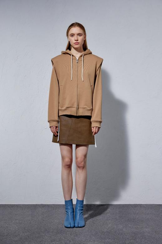 垫肩开襟卫衣外套 商品图0