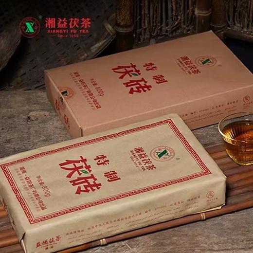 黑茶丨湘益茯茶 2022年 特制茯砖 1.5kg 商品图2
