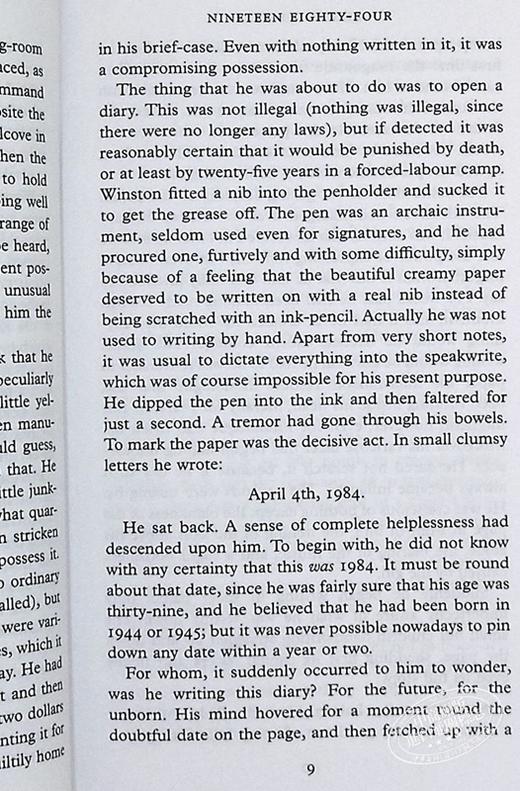 【中商原版】Collectors Library系列 1984 Nineteen Eighty Four 英文原版 George Orwell 商品图8
