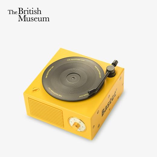 大英博物馆盖亚·安德森猫和她的朋友们系列巴斯特萌猫复古仿黑胶唱片机充电蓝牙音响 商品图1