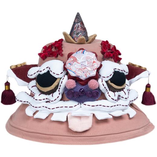 【2.10停发】芽小七原创国潮醒狮夏季手工渔夫帽情侣款大帽檐盆帽遮阳帽防晒 商品图4